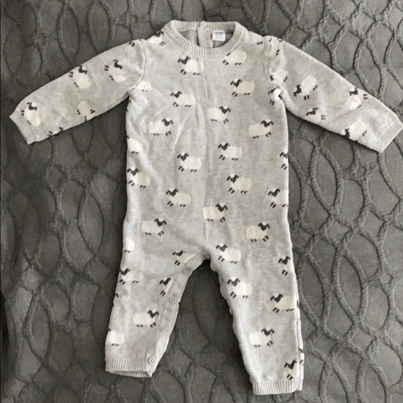 Janie and Jack Other - Janie and Jack Little Lamb Sweater Bodysuit